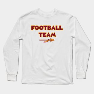 Football Team - White Long Sleeve T-Shirt